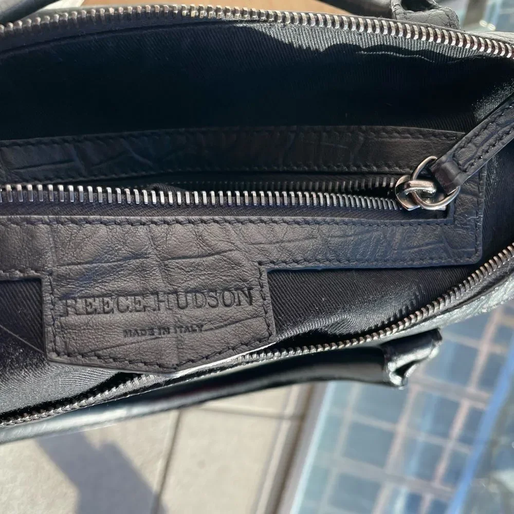 ‎Reece Hudson Bowery Duffle Leather Bag